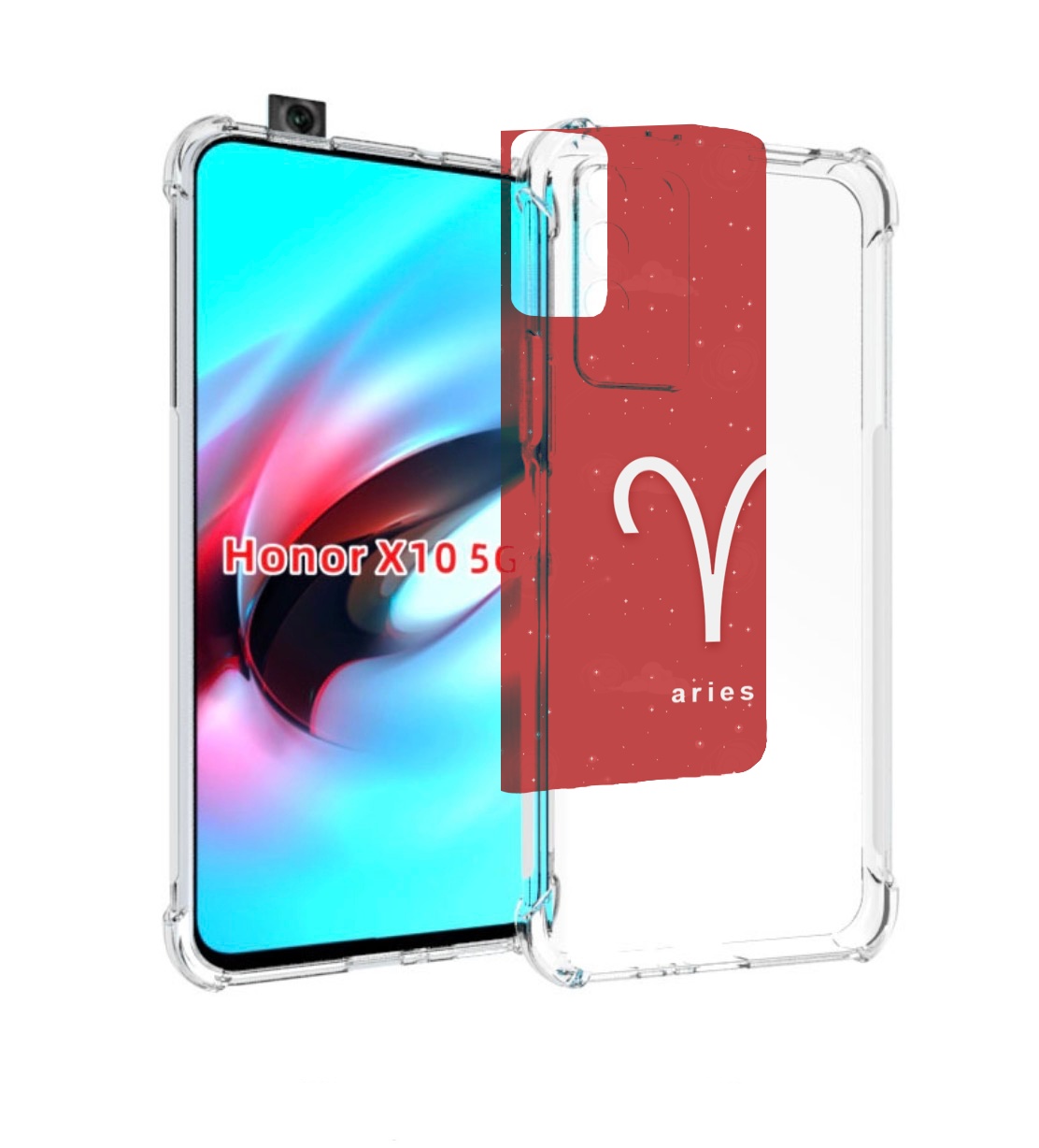 

Чехол MyPads знак-зодиака-овен-5 для Honor X10, Прозрачный, Tocco