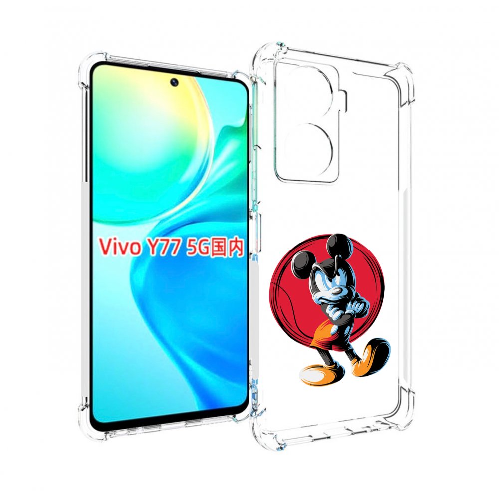 

Чехол MyPads злой-микки для Vivo Y77 5G, Прозрачный, Tocco