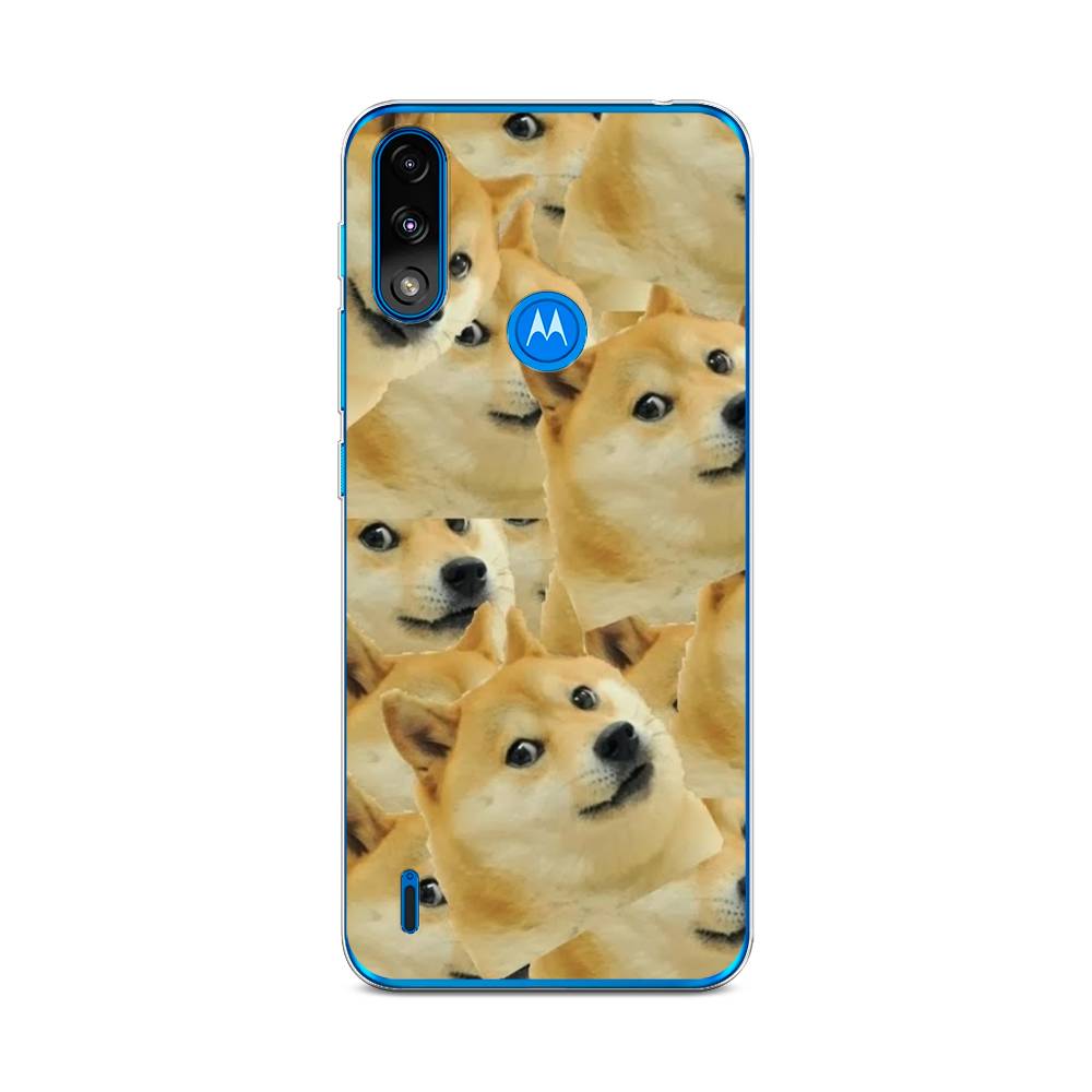 

Чехол Awog на Lenovo K13/Motorola Moto E7 Power "Собака-подозревака фон", Разноцветный, 242450-9