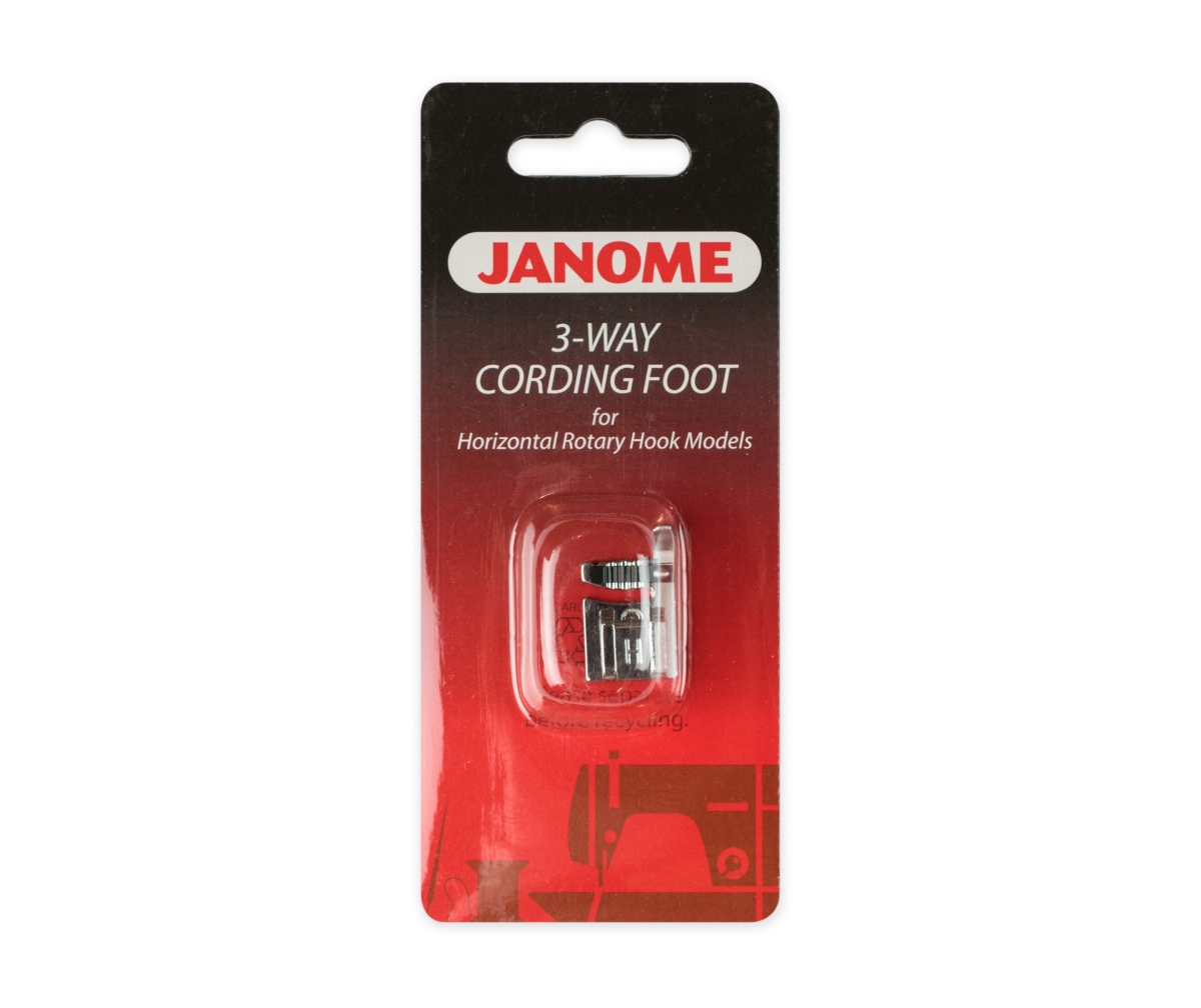 

Лапка Janome для вшивания 3 шнуров