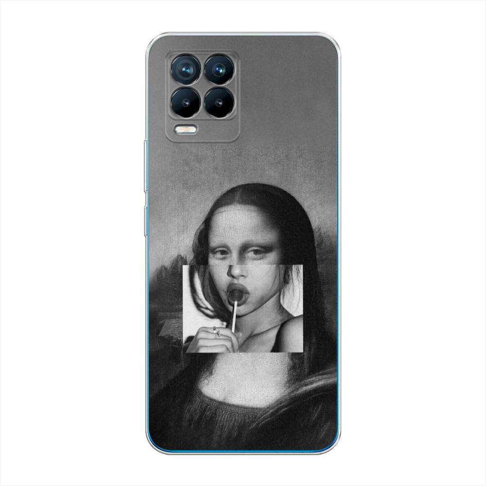 

Чехол Awog на Realme 8/8 Pro "Mona Lisa sucking lollipop", Разноцветный, 255550-9