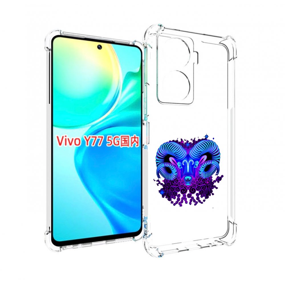 

Чехол MyPads знак зодиака овен 2 для Vivo Y77 5G, Прозрачный, Tocco