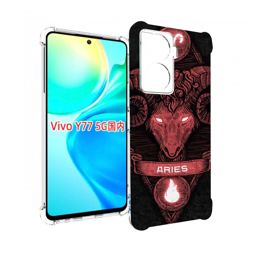 

Чехол MyPads знак зодиака овен 6 для Vivo Y77 5G, Прозрачный, Tocco