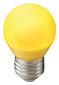 фото Лампа шар g45 e27 5w желтый матов. ecola k7cy50elb комплект из 3 шт.