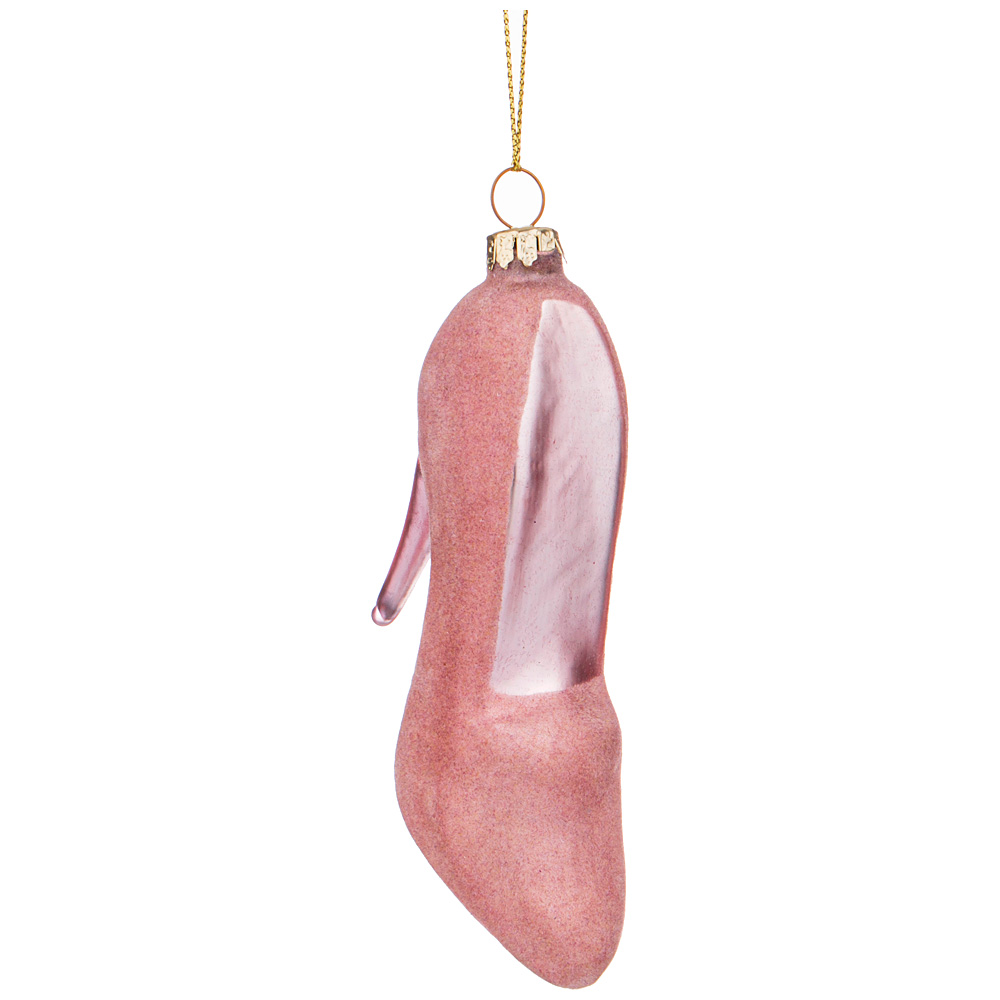 

Елочная игрушка Lefard туфелька 862-332 11 см розовый 1 шт., туфелька