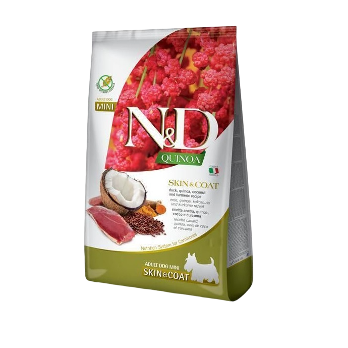 

Сухой корм для собак Farmina DOG N&D GRAIN FREE при аллергии с сельдью и киноа, 2,5кг