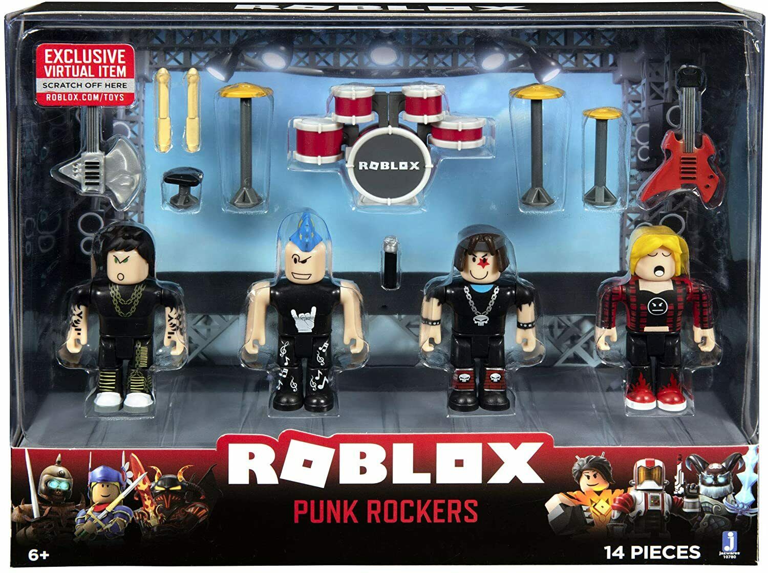 фото Фигурка jazwares roblox: punk rockers