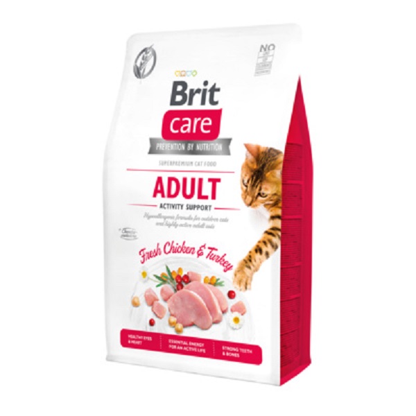 фото Сухой корм для кошек brit care cat grain-free ; с индейкой и курицей; 2кг