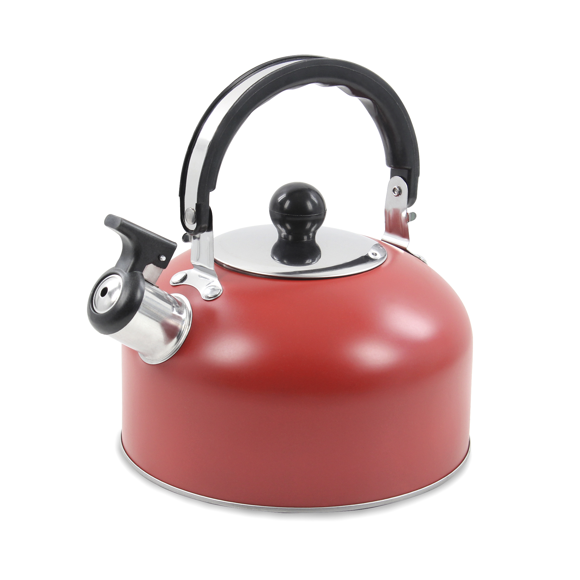 

Чайник со свистком HOME ELEMENT HE-WK1602 красный матовый, HE-WK1602