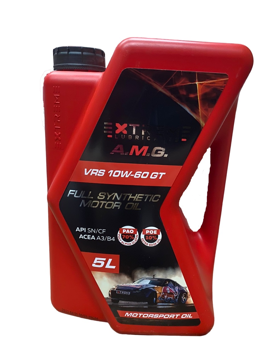 фото Моторное масло extreme, a.m.g. vrs, 10w-60 gt (5 л), exvs10w60gt5l, синтетическое extreme lubricants