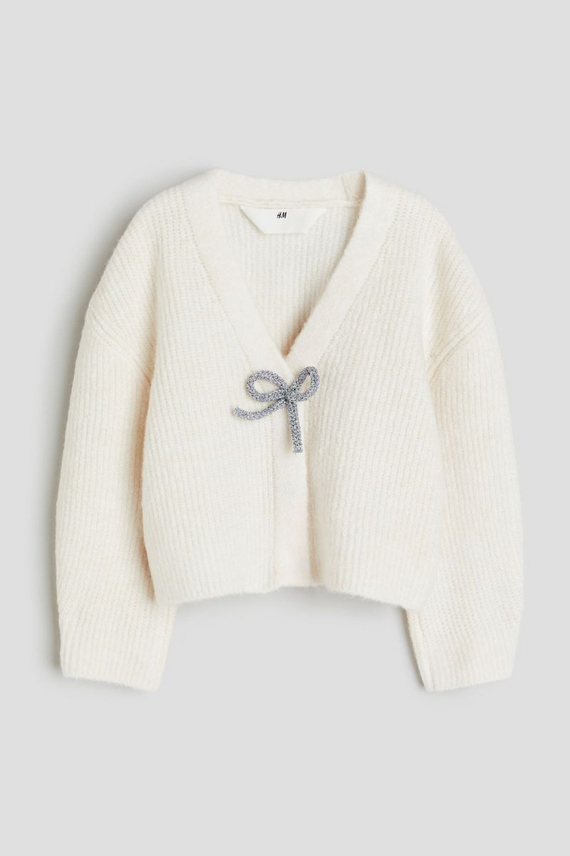 

Кардиган детский H&M 1237951, Белый, 92, 1237951