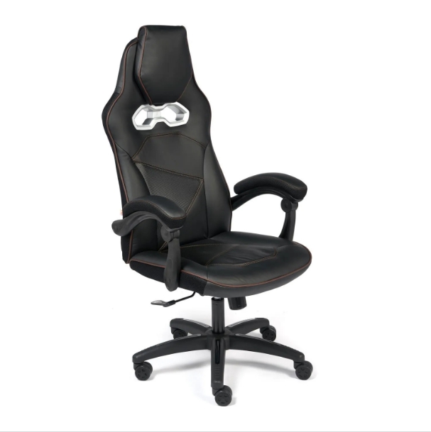 

Кресло игровое компьютерное геймерское для пк Tetchair ARENA черный кож/зам