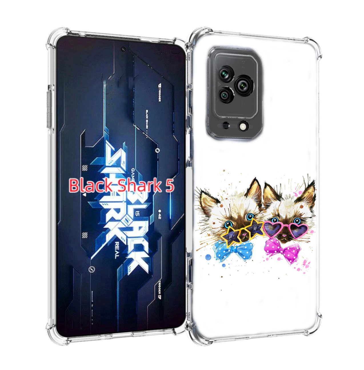 

Чехол MyPads милые котята для Xiaomi Black Shark 5, Прозрачный, Tocco