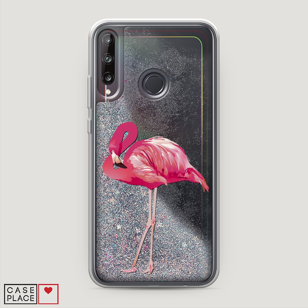 

Чехол Awog на Huawei P40 lite E/Honor 9C/Y7p "Застенчивый фламинго", Разноцветный, 612491-1