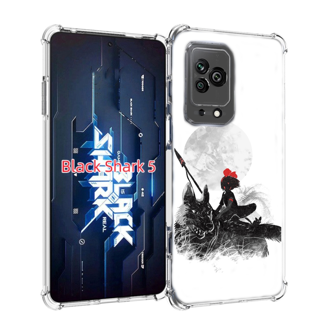 

Чехол MyPads мононоке для Xiaomi Black Shark 5, Прозрачный, Tocco