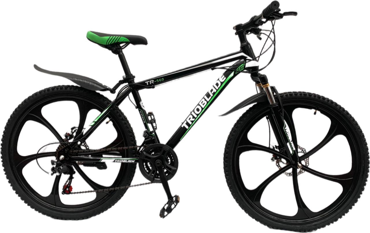 фото Велосипед trioblade tld3055bg 2021 17" black/green