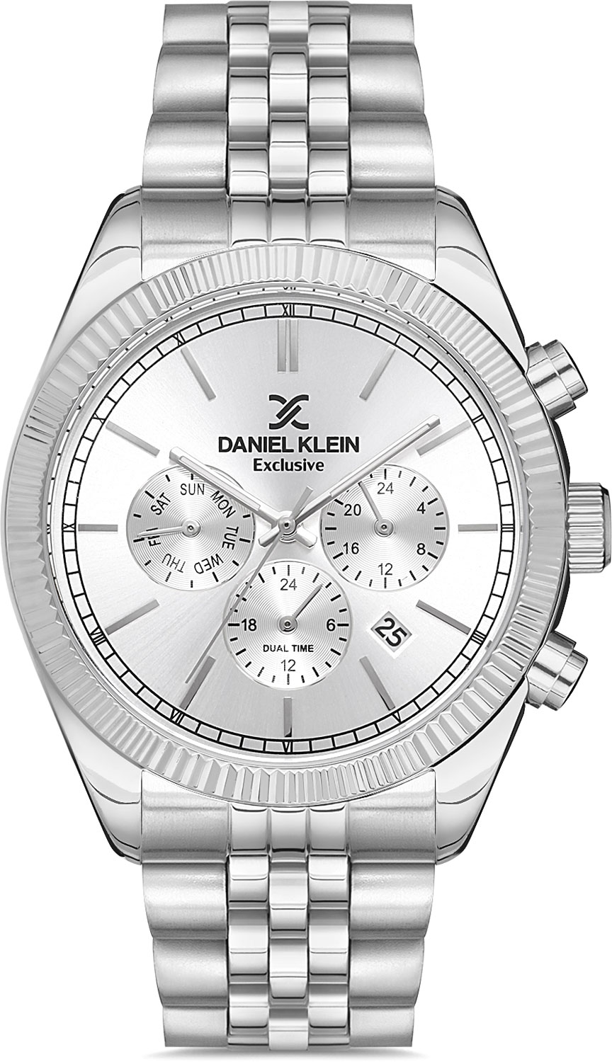 фото Наручные часы мужские daniel klein dk.1.13002-1 серебристые