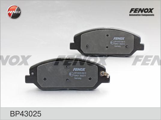 

Тормозные колодки FENOX передние для Hyundai Santa Fe 2005-/Kia Sorento 2009- BP43025