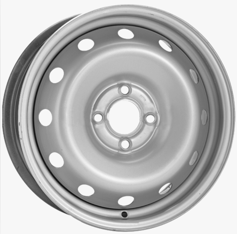 

Колесный диск TREBL 53C41G R14 4*108 ET41 Dia 63.3, штампованный серебро для Ford.