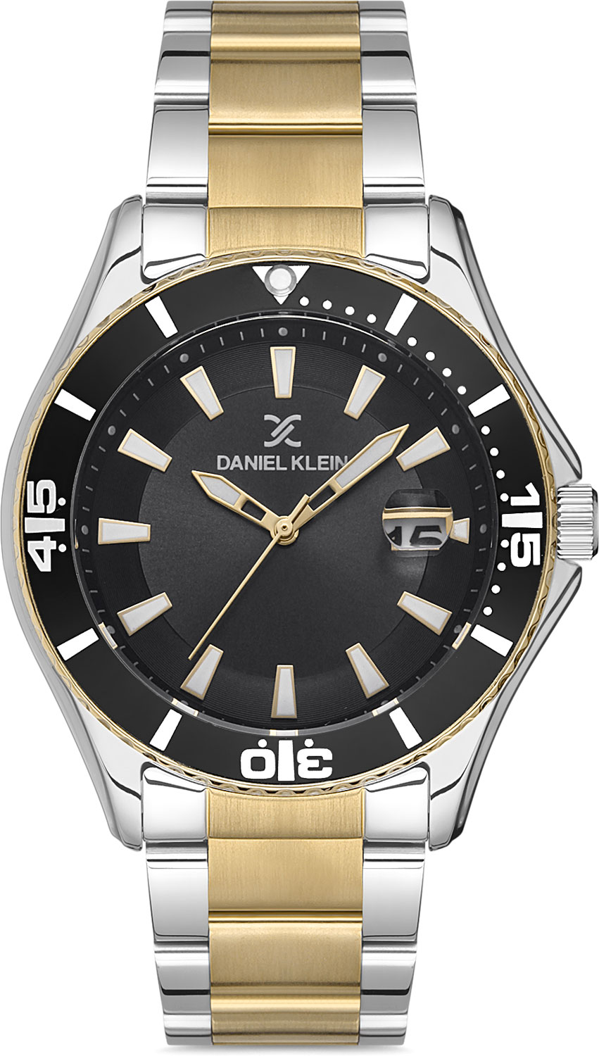 Наручные часы мужские Daniel Klein DK.1.13004-5 золотистые/серебристые