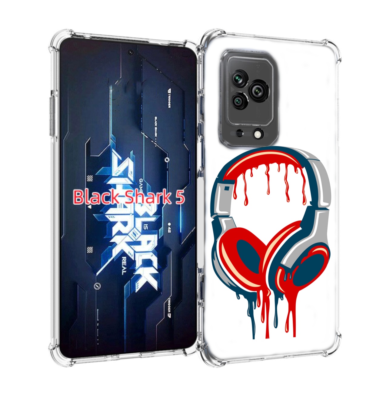 

Чехол MyPads не делай громко для Xiaomi Black Shark 5, Прозрачный, Tocco