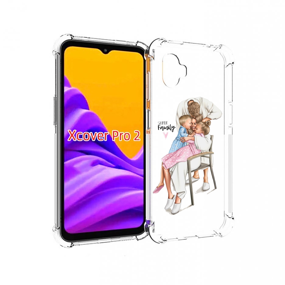 

Чехол MyPads Super-family для Samsung Galaxy Xcover Pro 2, Прозрачный, Tocco