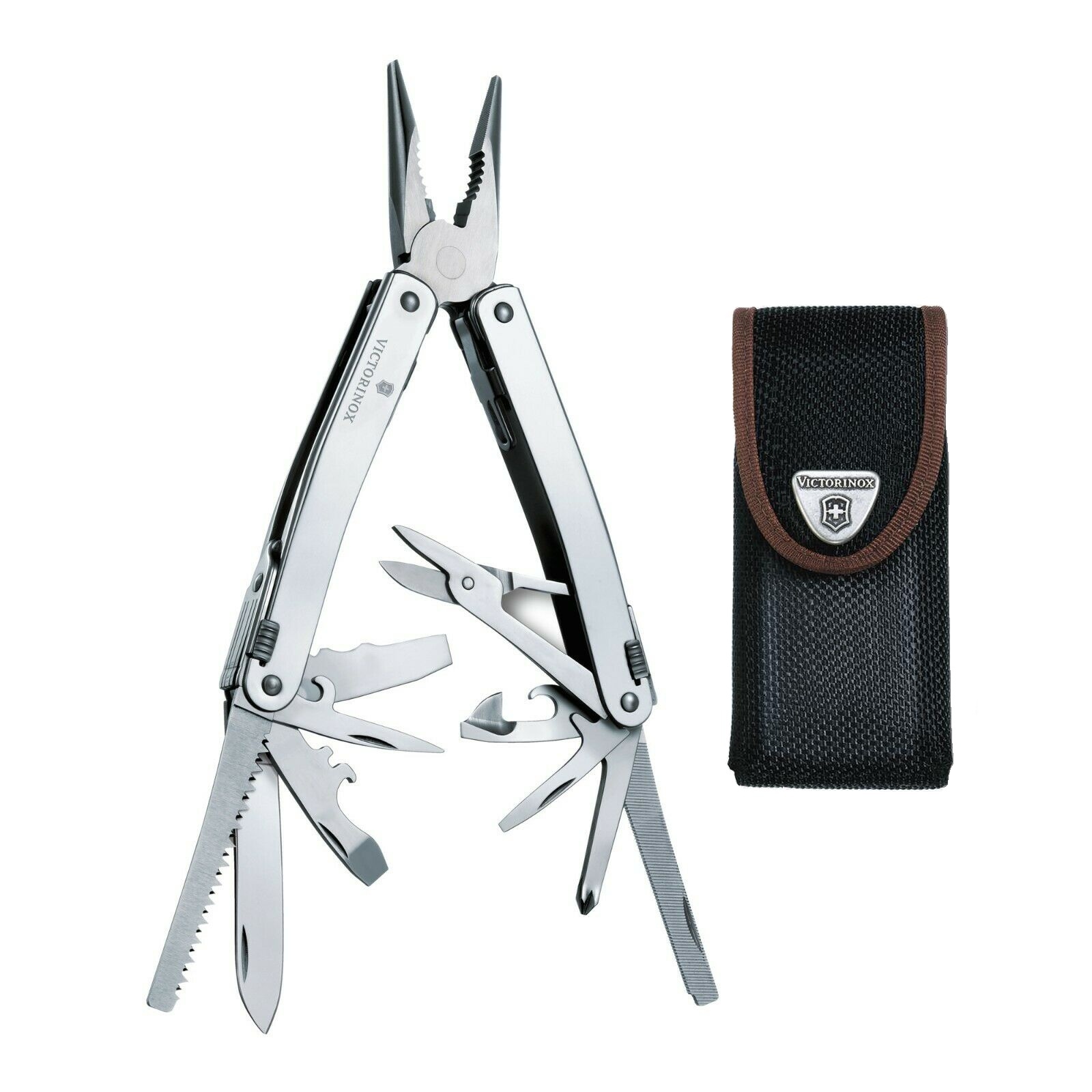 

Мультитул Victorinox SwissTool Spirit X Plus Ratchet, 36 функций, серебристый 3.0236.n, SwissTool Spirit X Plus Ratchet