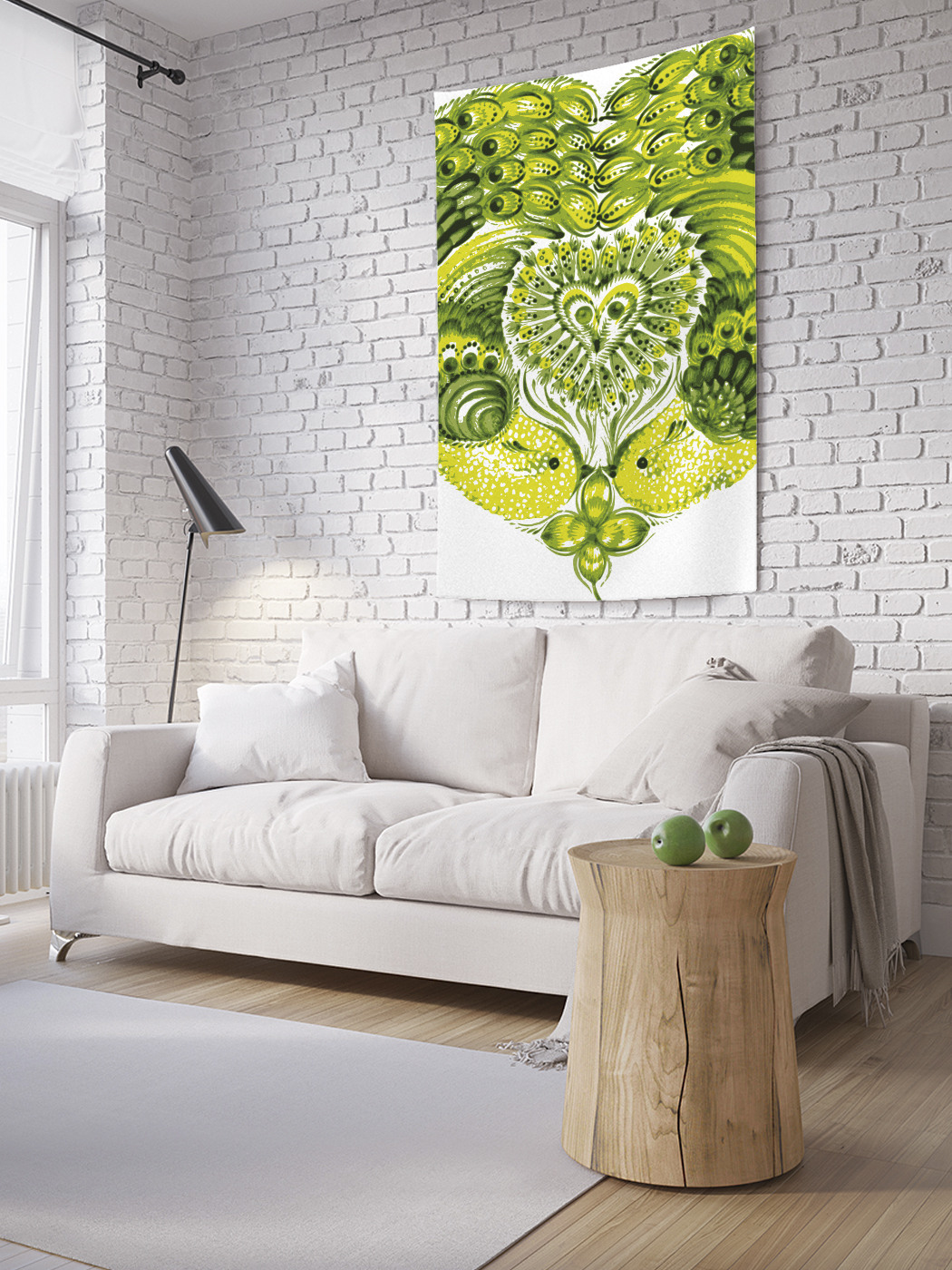 

Вертикальное фотопанно на стену JoyArty Райские птицы 100x150 см, Райские птицы
