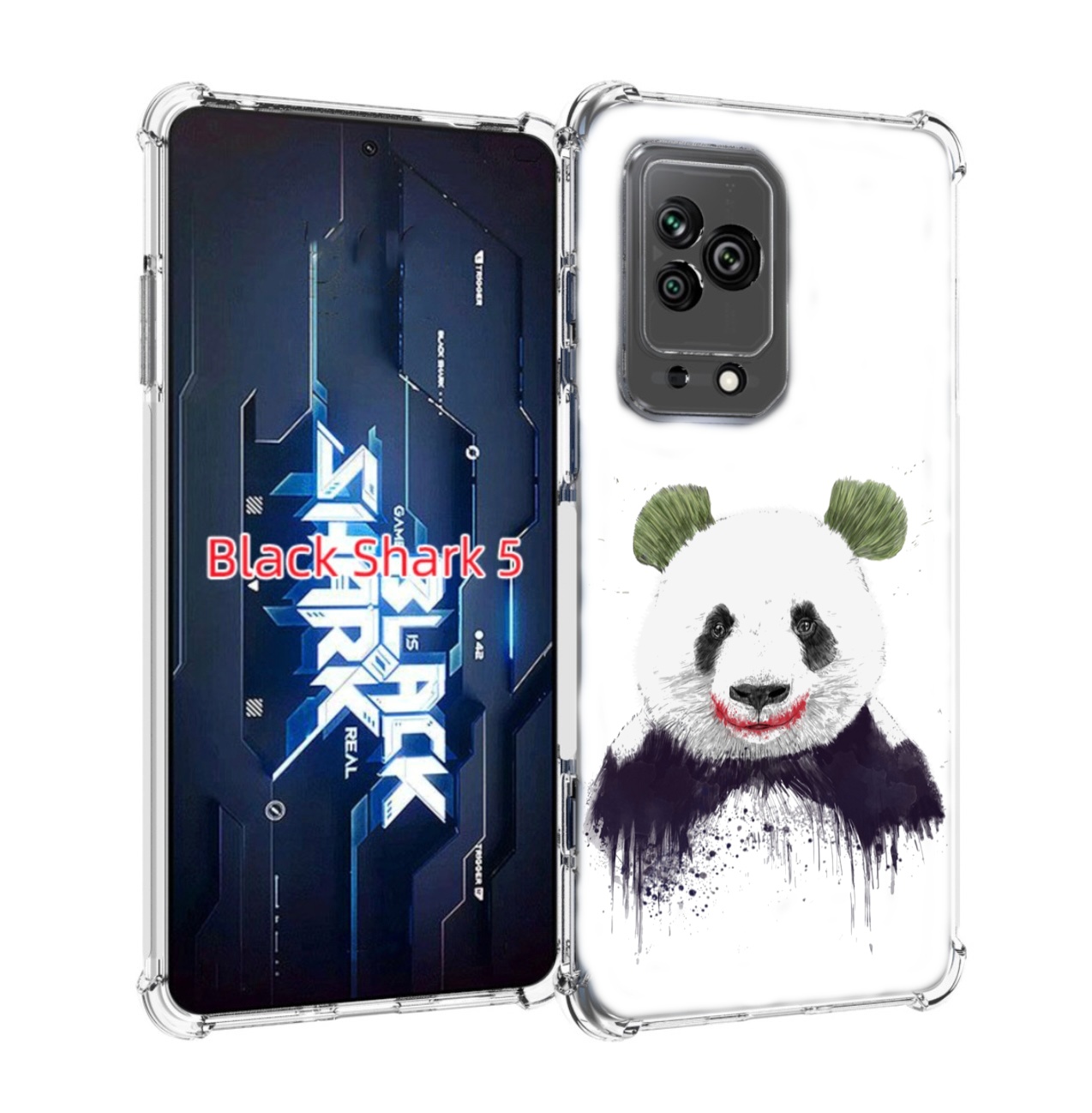 

Чехол MyPads панда джокер для Xiaomi Black Shark 5, Прозрачный, Tocco