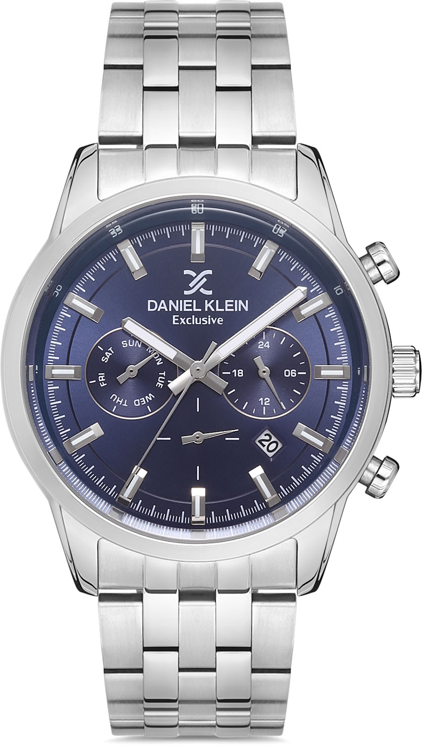 фото Наручные часы мужские daniel klein dk.1.12918-3 серебристые