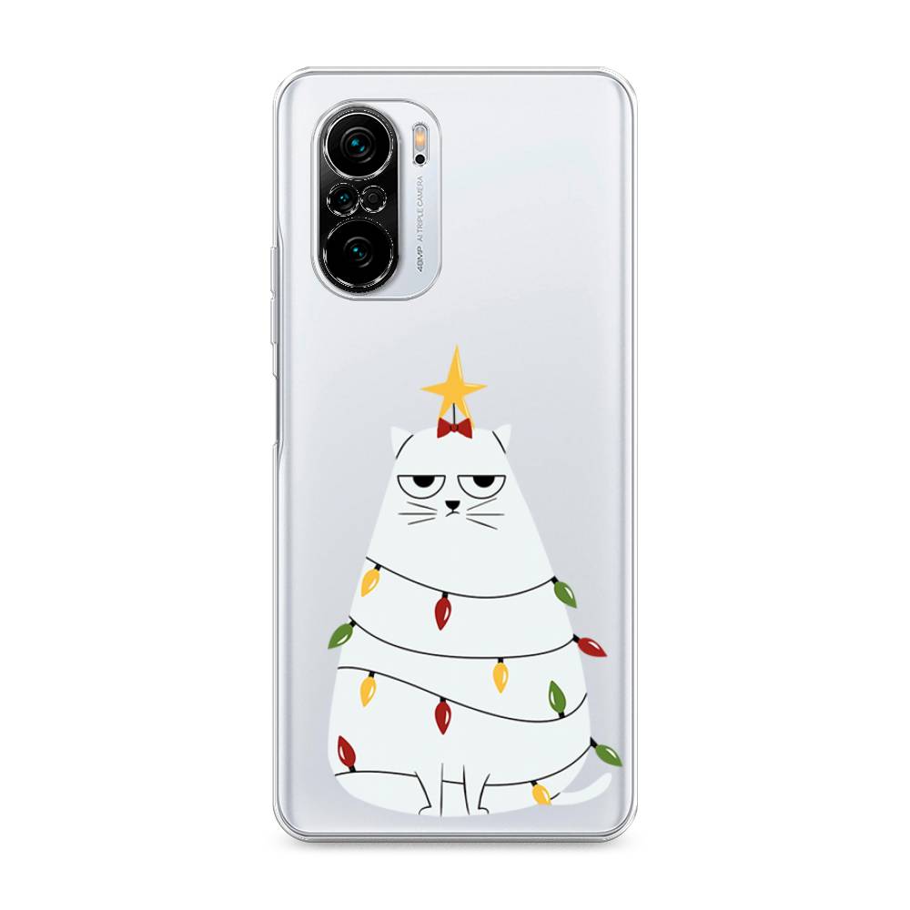 

Чехол на Poco F3/Redmi K40/Mi 11i "Котик в гирлянде", Белый;красный;желтый, 310150-1