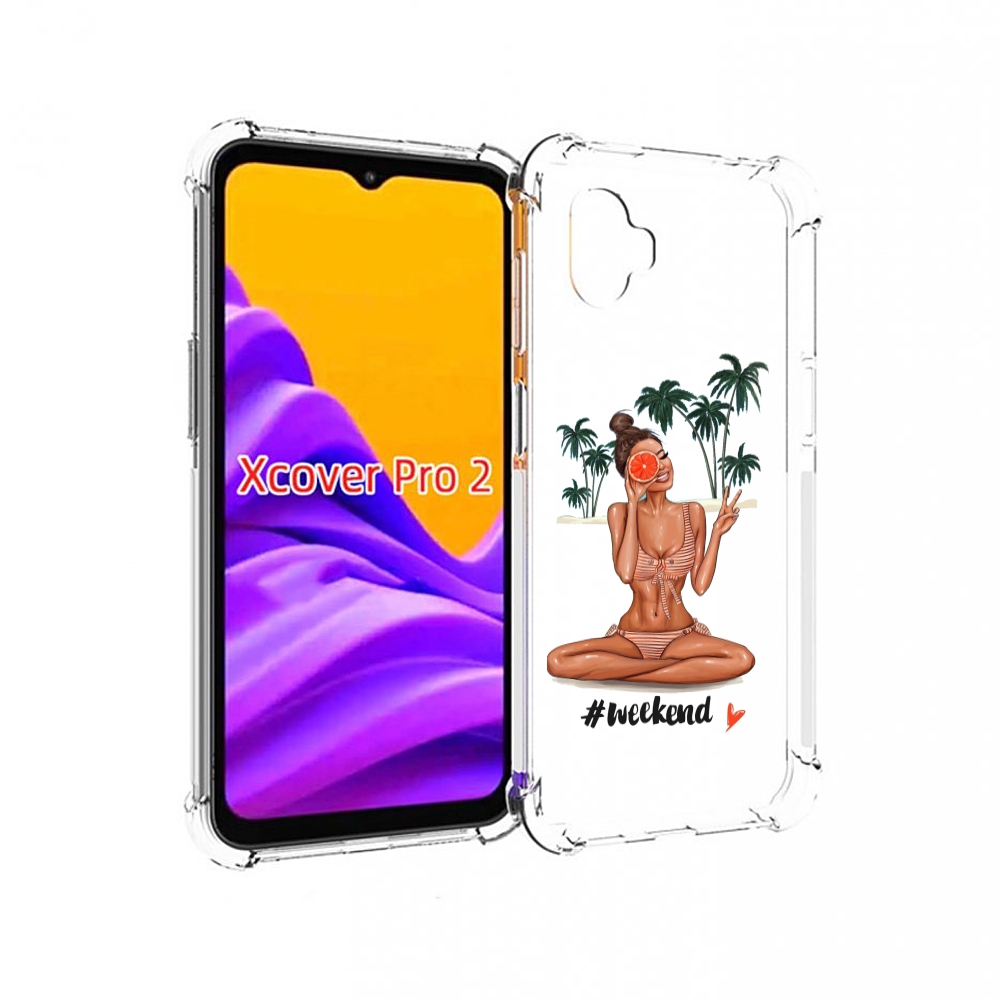 

Чехол MyPads Weekend для Samsung Galaxy Xcover Pro 2, Прозрачный, Tocco