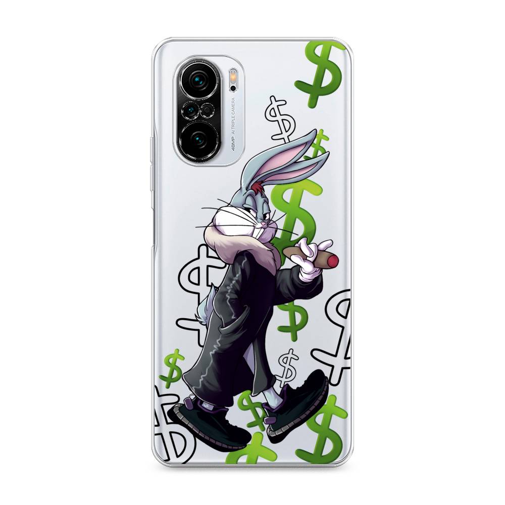 

Чехол на Poco F3/Redmi K40/Mi 11i "Rich Bugs Bunny", Зеленый;черный;голубой, 310150-6