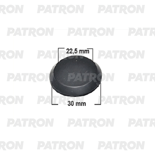 PATRON P37-2823T Заглушка пластиковая универсальная диаметр 30 x 22,5  1шт