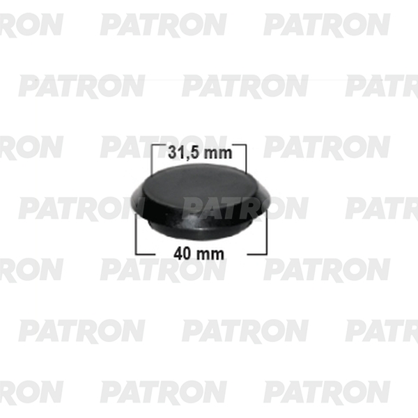 PATRON P37-2825T Заглушка пластиковая универсальная диаметр 40 x 315 1шт 500₽