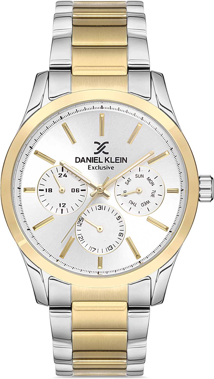 Наручные часы мужские Daniel Klein DK.1.12951-6 золотистые/серебристые