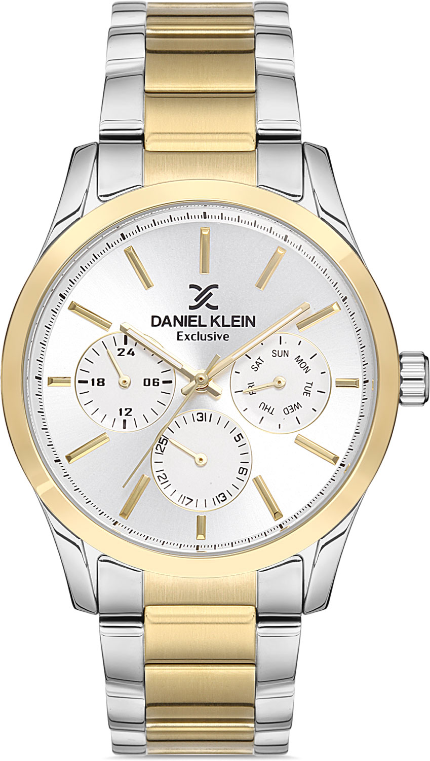 фото Наручные часы мужские daniel klein dk.1.12951-6 золотистые/серебристые