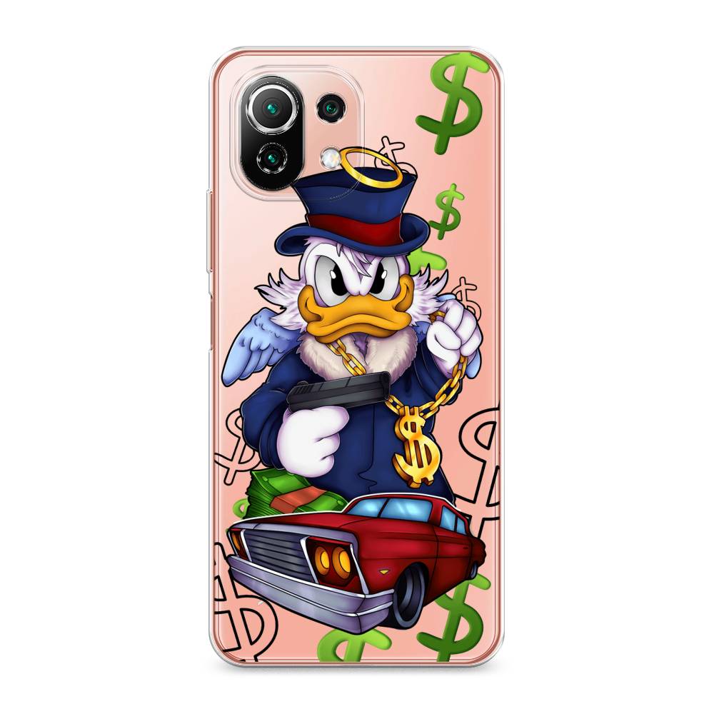 

Чехол на Xiaomi Mi 11 Lite/5G NE "Scrooge McDuck with a Gold Chain", Красный;синий;белый, 310250-6
