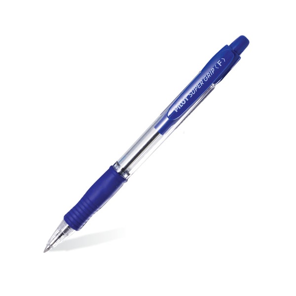 

Ручка шариковая масляная автоматическая с грипом PILOT Super Grip 12 шт