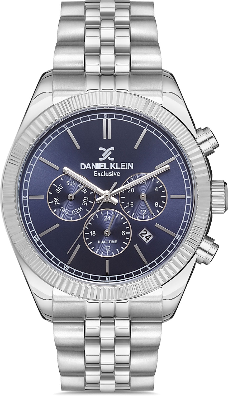 фото Наручные часы мужские daniel klein dk.1.13002-3 серебристые