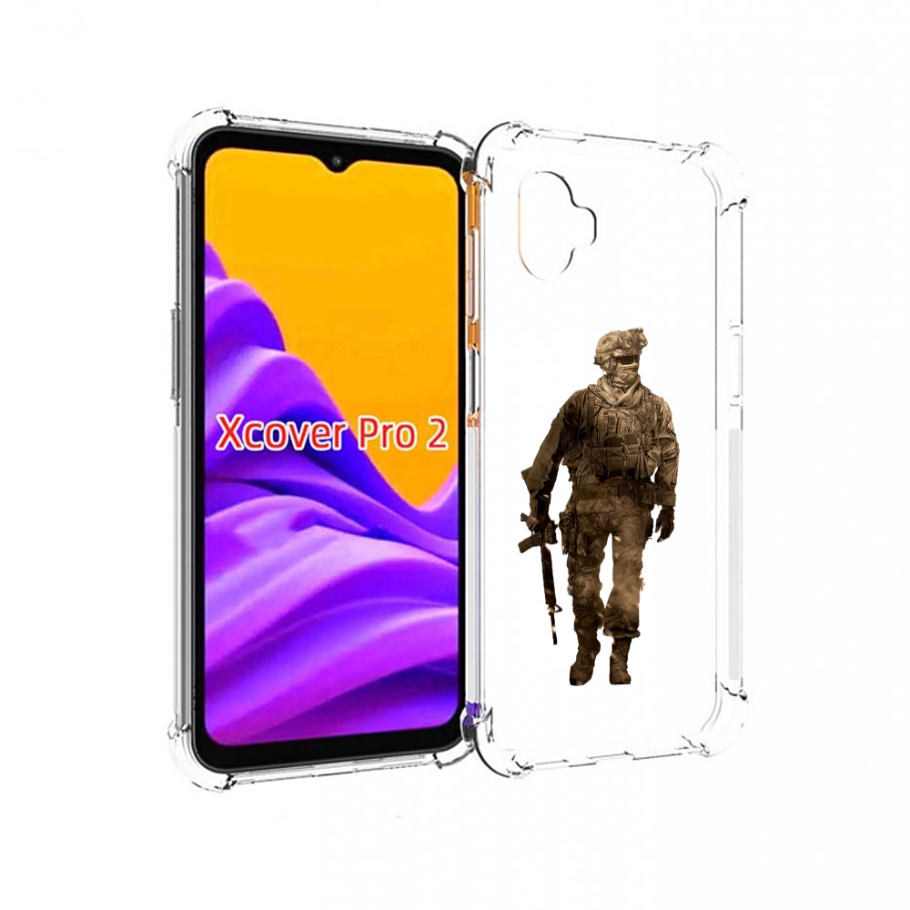 

Чехол MyPads call-of-duty мужской для Samsung Galaxy Xcover Pro 2, Прозрачный, Tocco