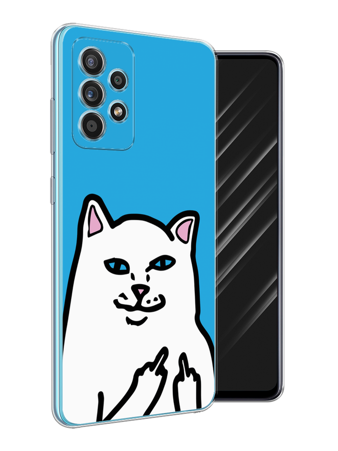 

Чехол Awog на Samsung Galaxy A52s / Самсунг A52s "Кот жесть", Разноцветный, 2106550-9
