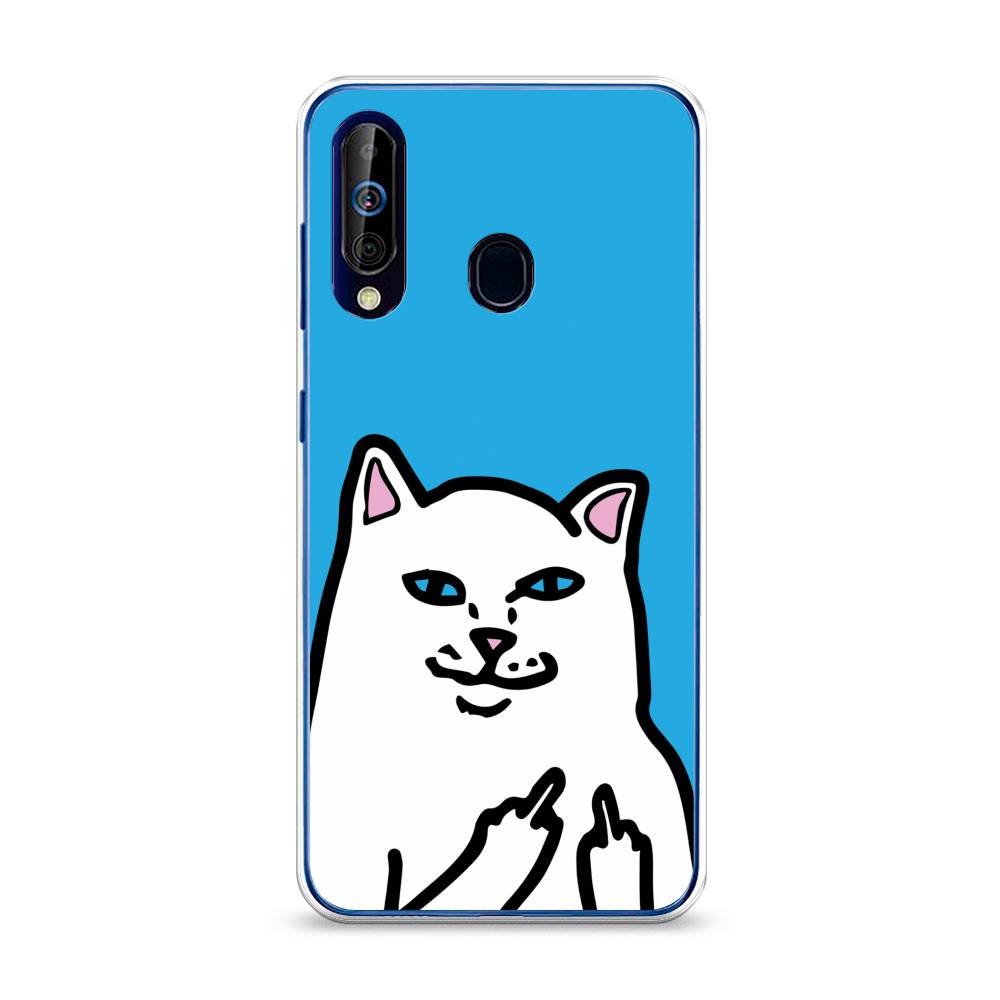 

Чехол Awog на Samsung Galaxy A60/M40 "Кот жесть", Разноцветный, 28250-9