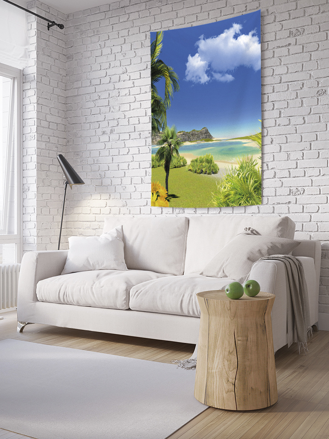 

Вертикальное фотопанно на стену JoyArty Озеро в оазисе 100x150 см, Озеро в оазисе