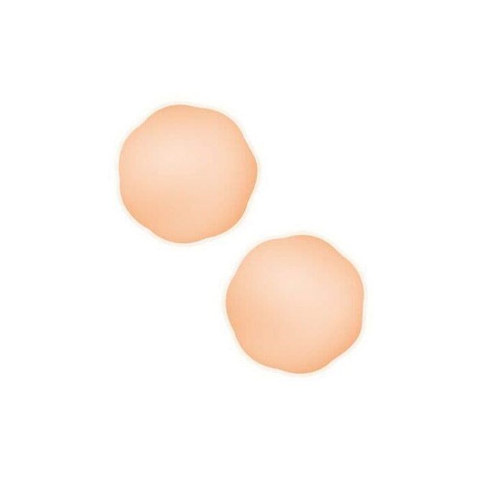 

Телесные силиконовые наклейки на соски NIPPLE COVERS SILICONE, Бежевый