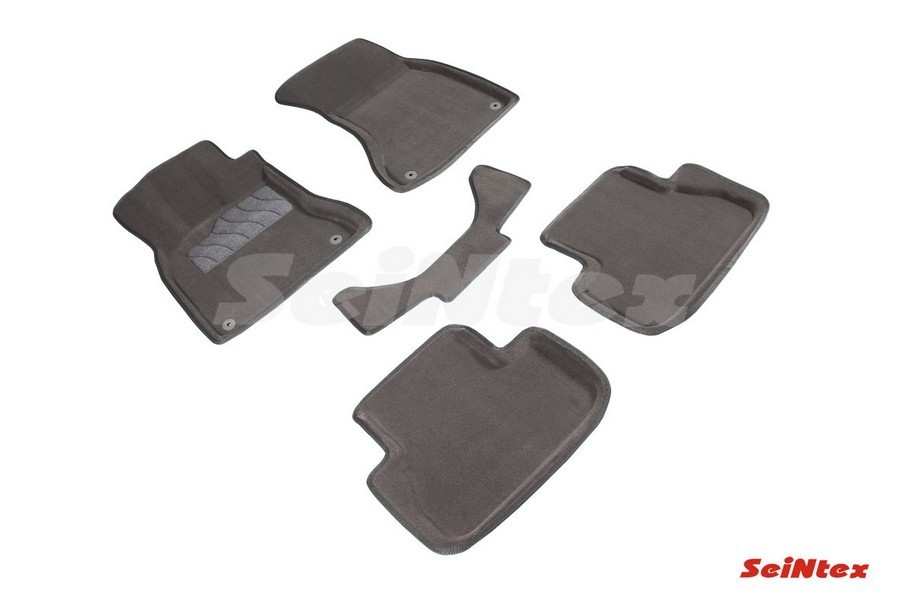 

Ворсовые коврики 3D для Audi A4 (B8) 2007-2015 / 86835 серые