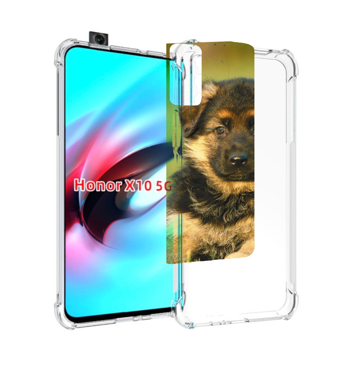 

Чехол MyPads кавказская овчарка для Honor X10, Прозрачный, Tocco