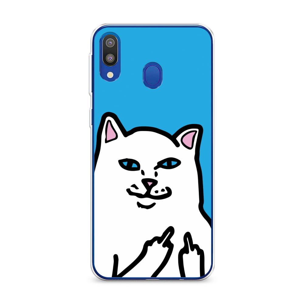 

Чехол Awog на Samsung Galaxy M20 "Кот жесть", Разноцветный, 27450-9