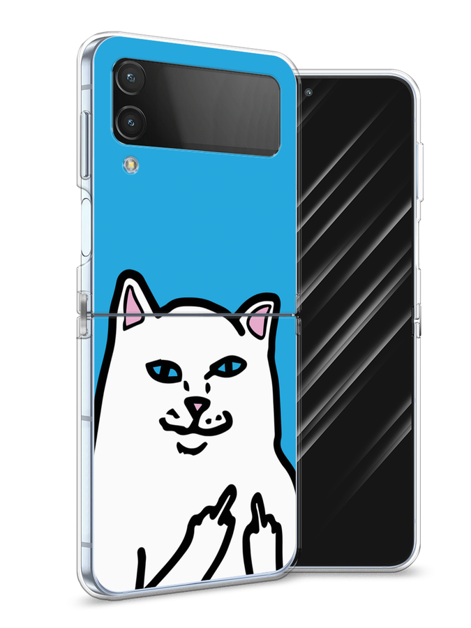 

Чехол Awog на Samsung Galaxy Z Flip 4 / Самсунг Z Flip 4 "Кот жесть", Разноцветный, 2106650-9