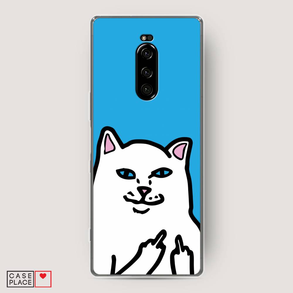 

Чехол Awog на Sony Xperia 1/XZ4 "Кот жесть", Разноцветный, 54250-9